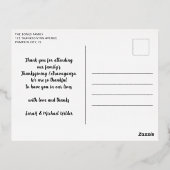 Carte postale de Foil Thanksgiving Foil (Verso)