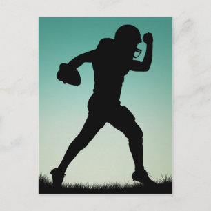 Carte postale de footballeur