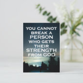 Carte postale de force de Dieu (Debout devant)