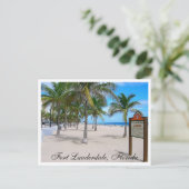 Carte postale de Fort Lauderdale Beach Florida (Debout devant)
