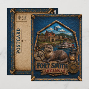 Carte postale de Fort Smith Arkansas Voyage Vintag