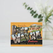 Carte postale de Fort Wayne IN (Debout devant)