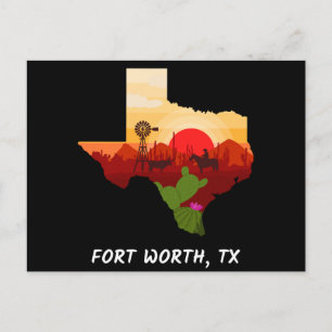Carte postale de Fort Worth
