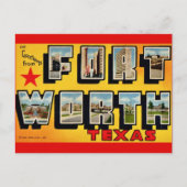 Carte postale de Fort Worth TX (Devant)