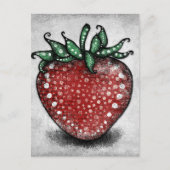 Carte postale de fraise mûre (Devant)