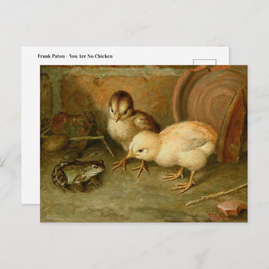 Carte postale de Frank Paton - Vous n'êtes pas un  (Devant / Derrière)