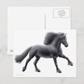 Carte postale de Frison courant librement (Devant / Derrière)