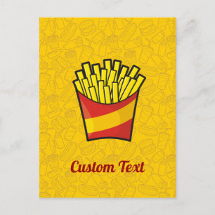 Carte postale de frites