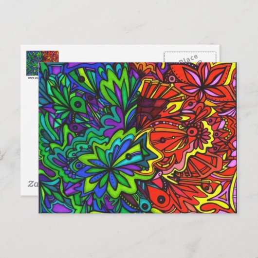 Carte postale de froid à chaud (Devant / Derrière)