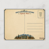 Carte postale de Fryeburg Maine Montagnes Blanches (Dos)