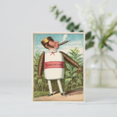 Carte postale de fumeur victorienne (Debout devant)