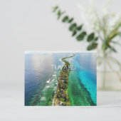 Carte postale de Funafuti, Tuvalu (Debout devant)