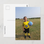 Carte postale de future star de football (Devant / Derrière)