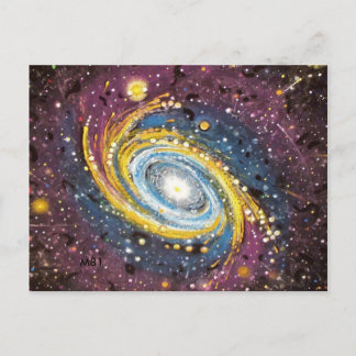 Carte postale de galaxie spirale M81