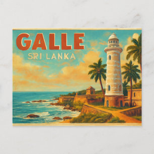 Carte postale de Galle Sri Lanka
