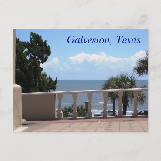 Carte postale de Galveston, Texas (Devant)