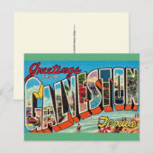 Carte postale de Galveston Texas (Devant / Derrière)
