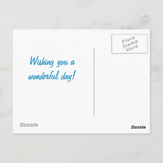 Carte postale de gâteau d'anniversaire (Dos)