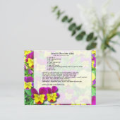 Carte postale de gâteau de chocolat de la grâce (Debout devant)