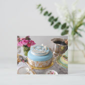 Carte postale de gâteau du 30e anniversaire. (Debout devant)