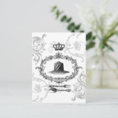 Carte postale de gâteau vintage (Debout devant)