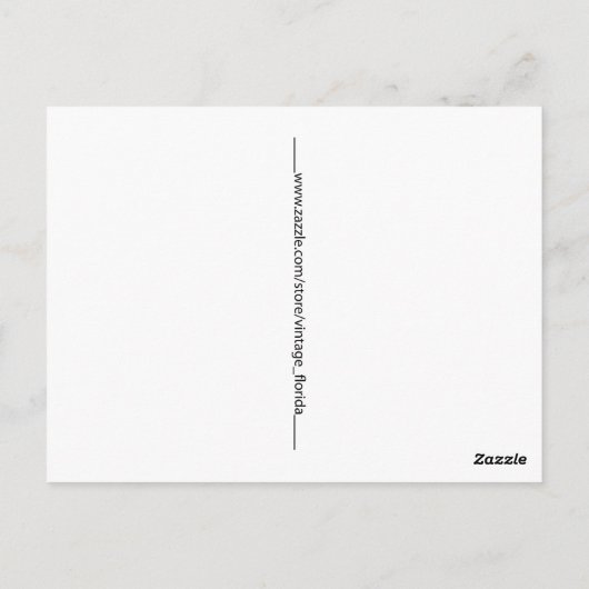 Carte postale de Gator Beach (Dos)