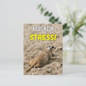 Carte postale de géant "Pas de stress !" Carte pos (Debout devant)