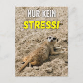 Carte postale de géant "Pas de stress !" Carte pos (Devant)