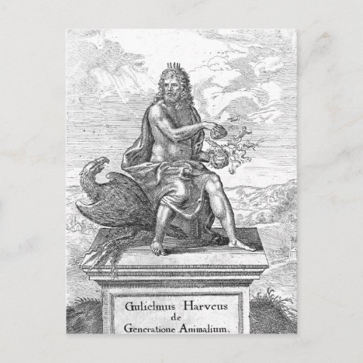 Carte Postale "De Generatione Animalium" de William Harvey (Devant)
