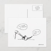 carte postale de génie (Devant / Derrière)