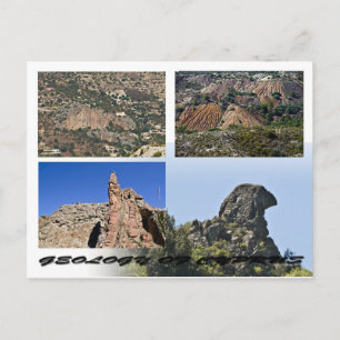 Carte postale de géologie de Chypre