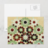 Carte postale de géométrie islamique 'Changing Sea (Devant / Derrière)