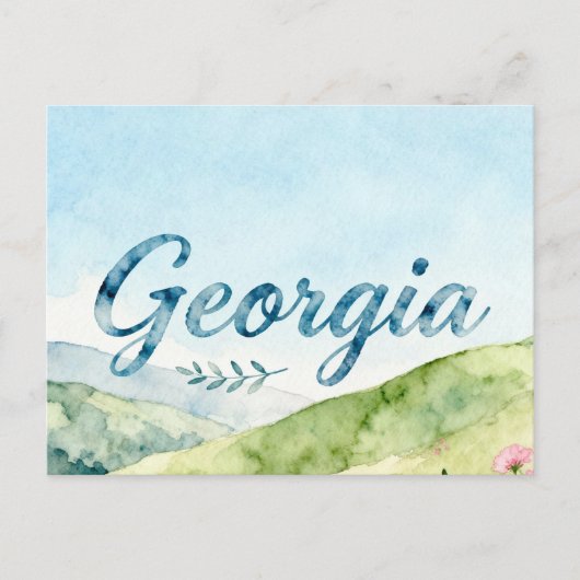 Carte postale de Géorgie (Devant)