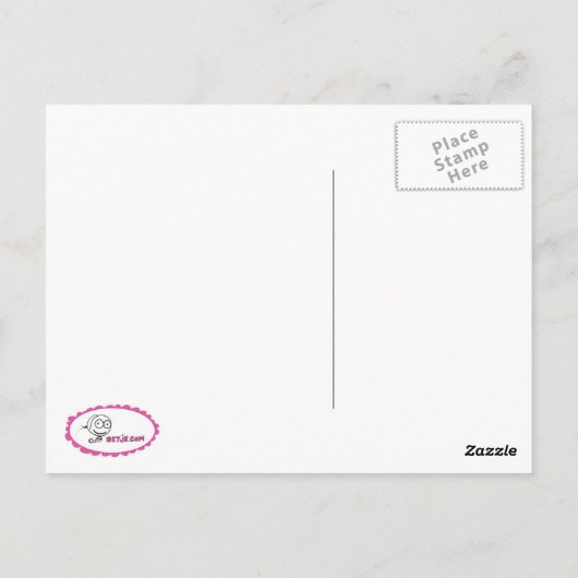 Carte postale de girafe (Dos)