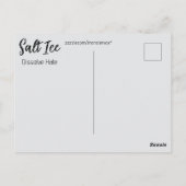 Carte postale de glace salée (Dos)