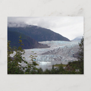 Carte postale de glacier de Mendenhall