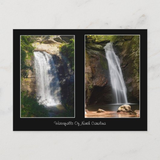 Carte postale de Glass Falls et Courthouse Falls (Devant)