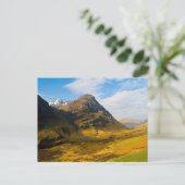Carte postale de Glen Coe, Écosse (Debout devant)