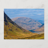 Carte postale de Glen Coe, Écosse (Devant)