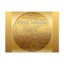 Carte postale de Golden International Christmas