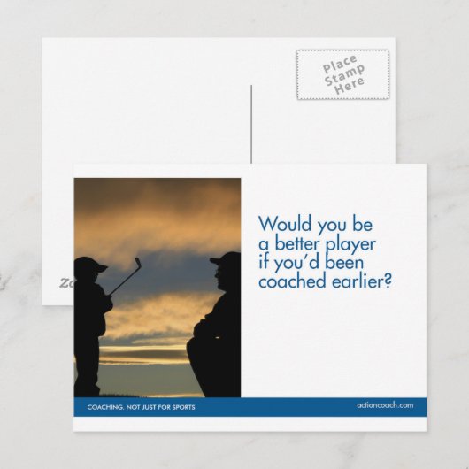 Carte postale de golf (Devant / Derrière)