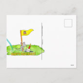 Carte postale de Golfer's Happy Birthday par Nicol (Dos)