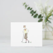 Carte postale de golfeur (Debout devant)