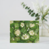 Carte postale de gombos tranchés (Debout devant)