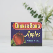carte postale de gong apples (Debout devant)