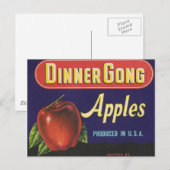 carte postale de gong apples (Devant / Derrière)