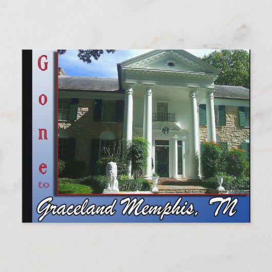 Carte postale de Graceland Memphis (Devant)