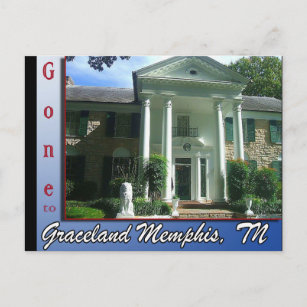 Carte postale de Graceland Memphis, TN