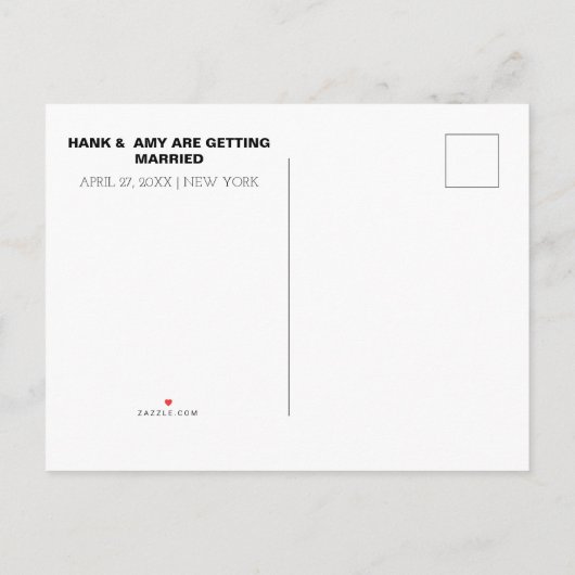 Carte postale de graffiti art pour annoncer une da (Dos)