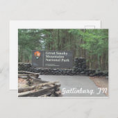 Carte postale de Great Smoky Mountains (Devant / Derrière)